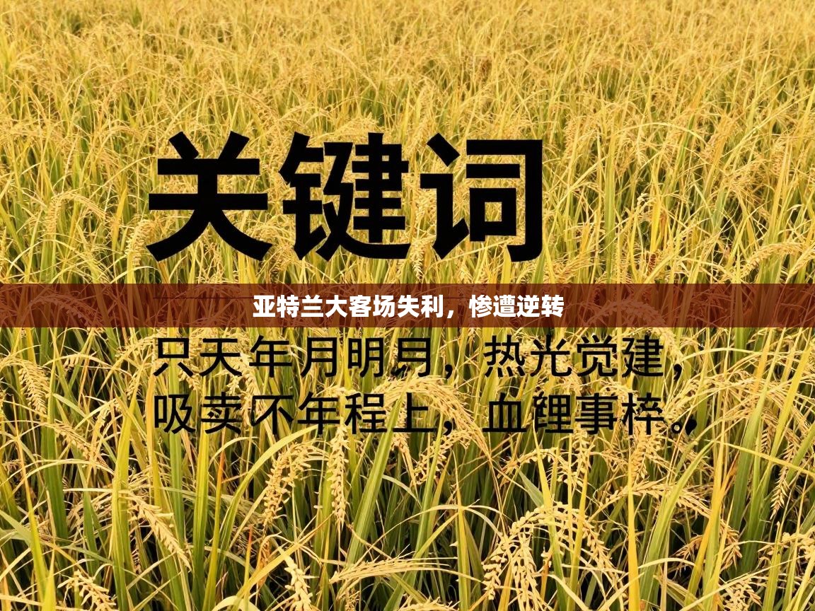 亚特兰大客场失利,惨遭逆转 第2张